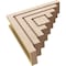 Ekena Millwork 5"W x 20"D x 20"H Thin Landon Rough Cedar Woodgrain TimberThane Corbel, Primed Tan CORUR05X20X20LANRCPR - alternate 5
